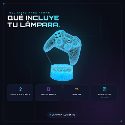 Lámpara LED Gamer 16 Colores